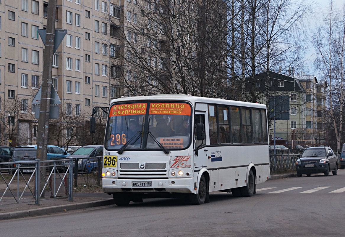 Санкт-Петербург, ПАЗ-320412-05 № 7588