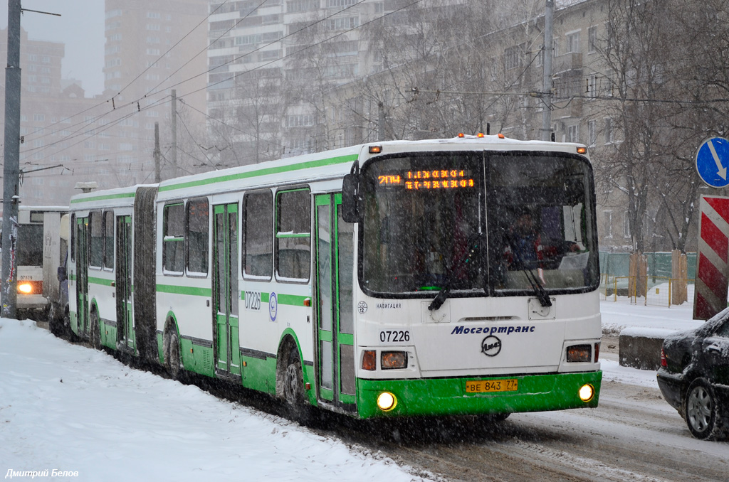 Москва, ЛиАЗ-6212.01 № 07226