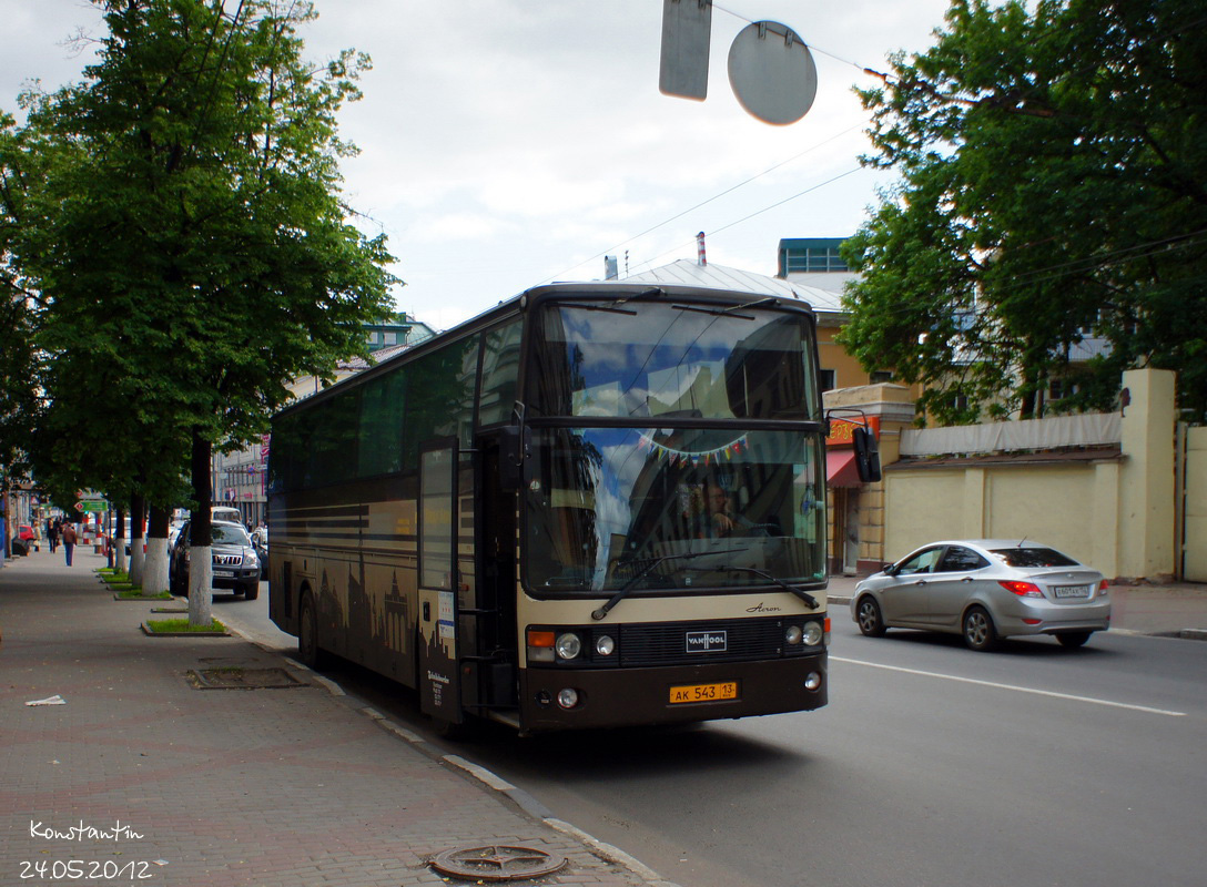 Мордовия, Van Hool T815 Acron № АК 543 13 — Фото — Автобусный транспорт