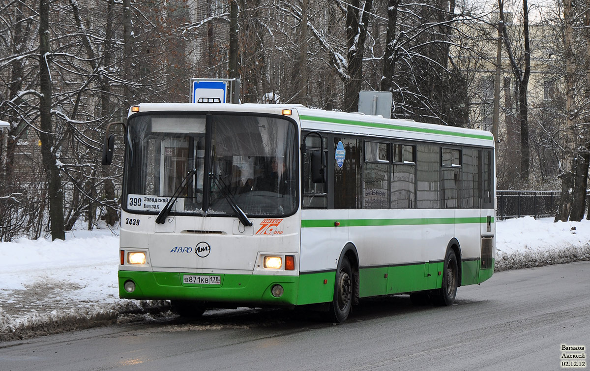 Санкт-Петербург, ЛиАЗ-5293.53 № 3439