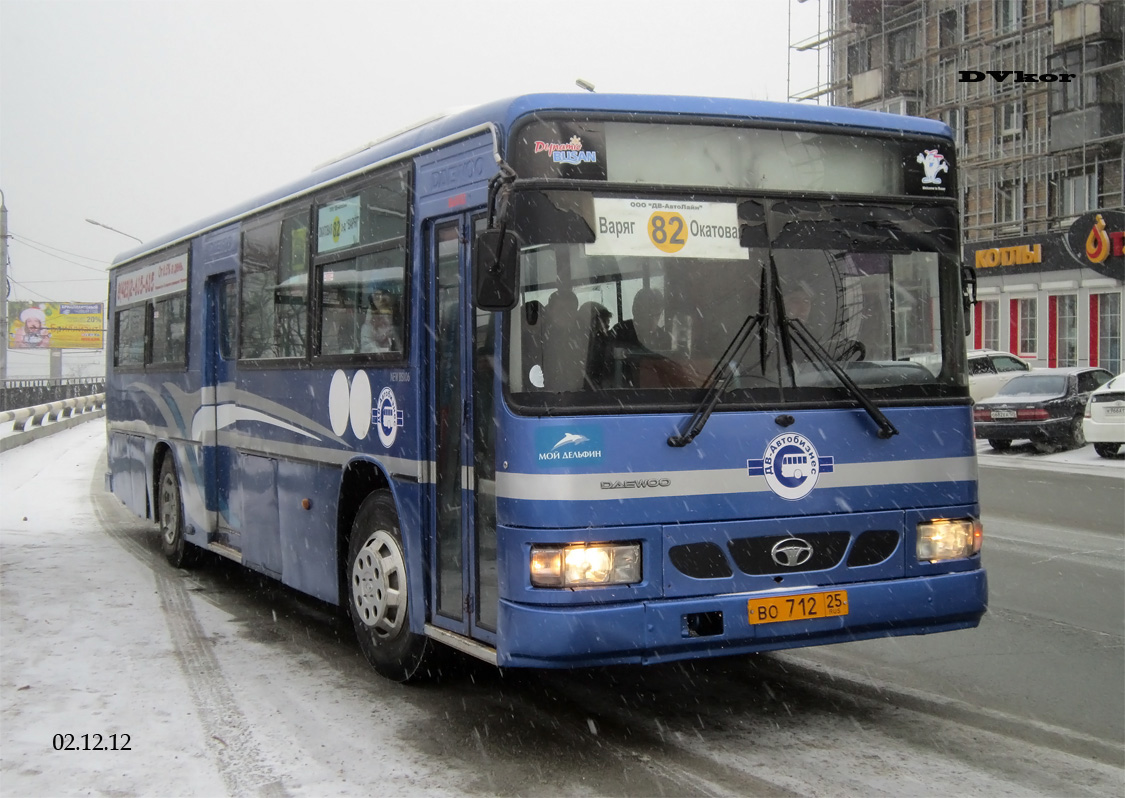 Приморский край, Daewoo BS106 Royal City (Busan) № ВО 712 25