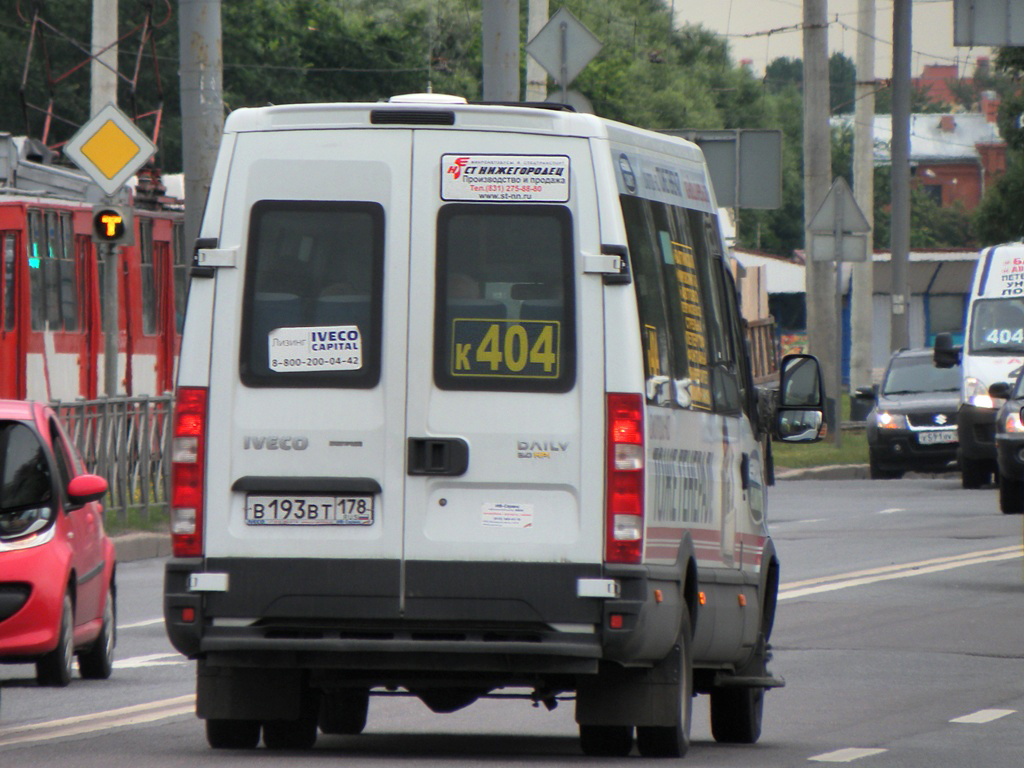 Санкт-Петербург, Нижегородец-2227UU (IVECO Daily) № В 193 ВТ 178