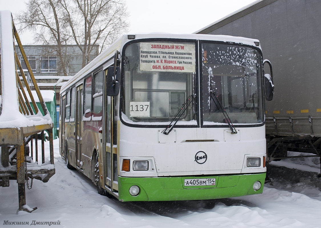 Новосибирская область, ЛиАЗ-5256.35 № А 405 ВМ 154