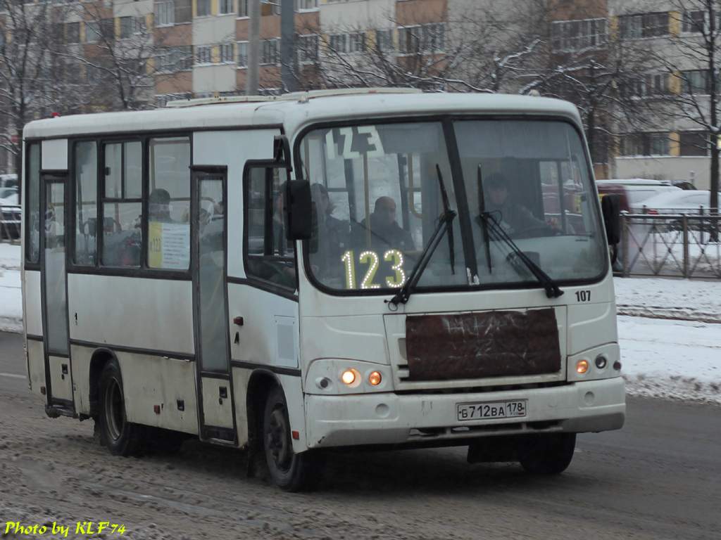 Санкт-Петербург, ПАЗ-320402-03 № 107