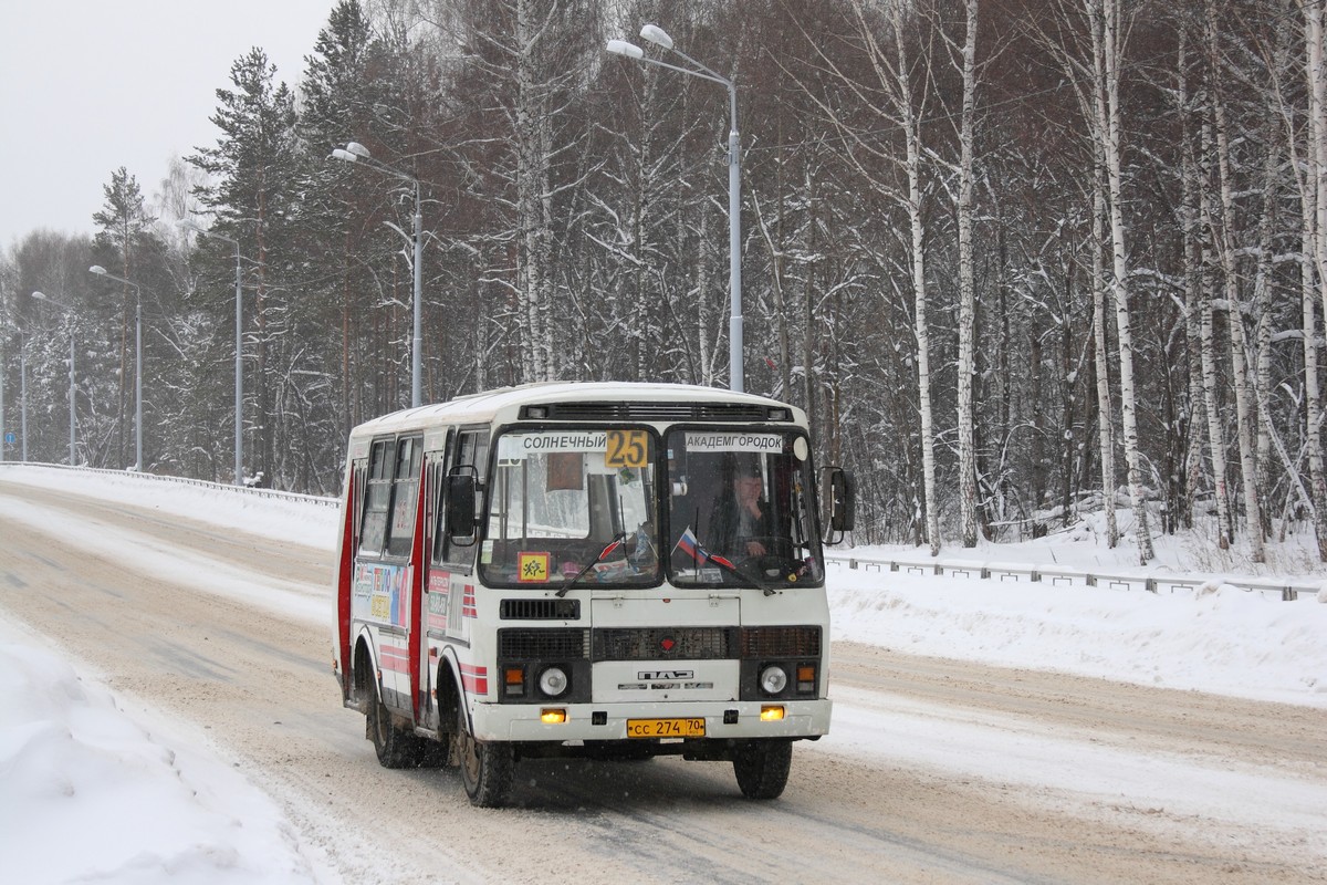 Томская область, ПАЗ-32051-110 № СС 274 70