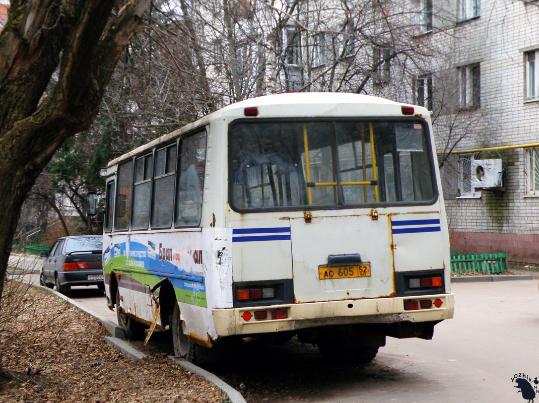 Нижегородская область, ПАЗ-32054 № АО 605 52