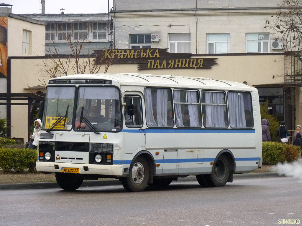 Республика Крым, ПАЗ-32051-110 № AK 6312 AA