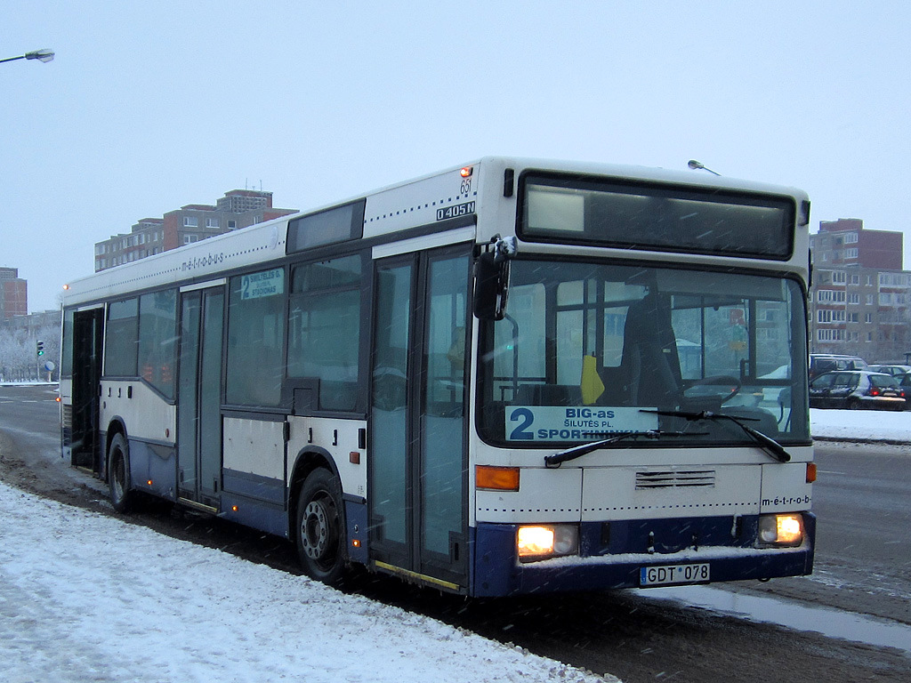 Литва, Mercedes-Benz O405N2 (France) № GDT 078