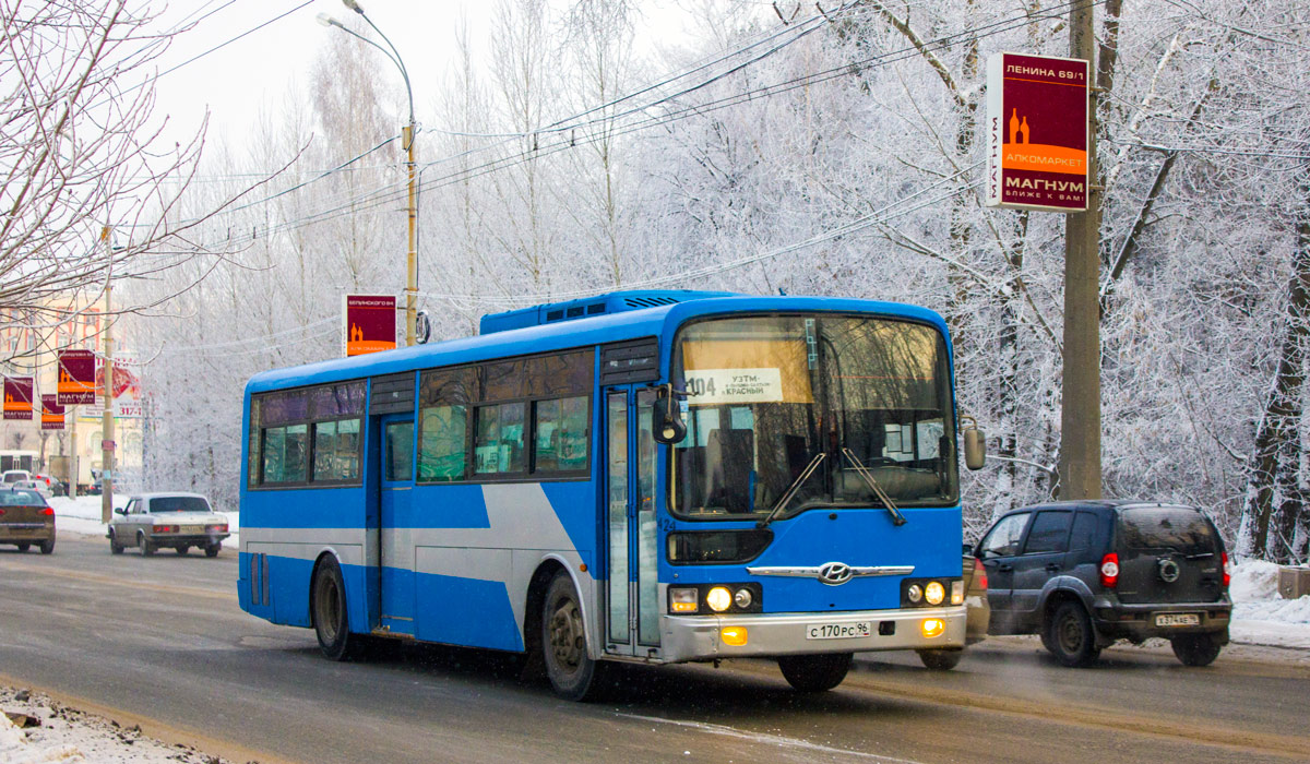 Свердловская область, Hyundai New Super AeroCity № 424