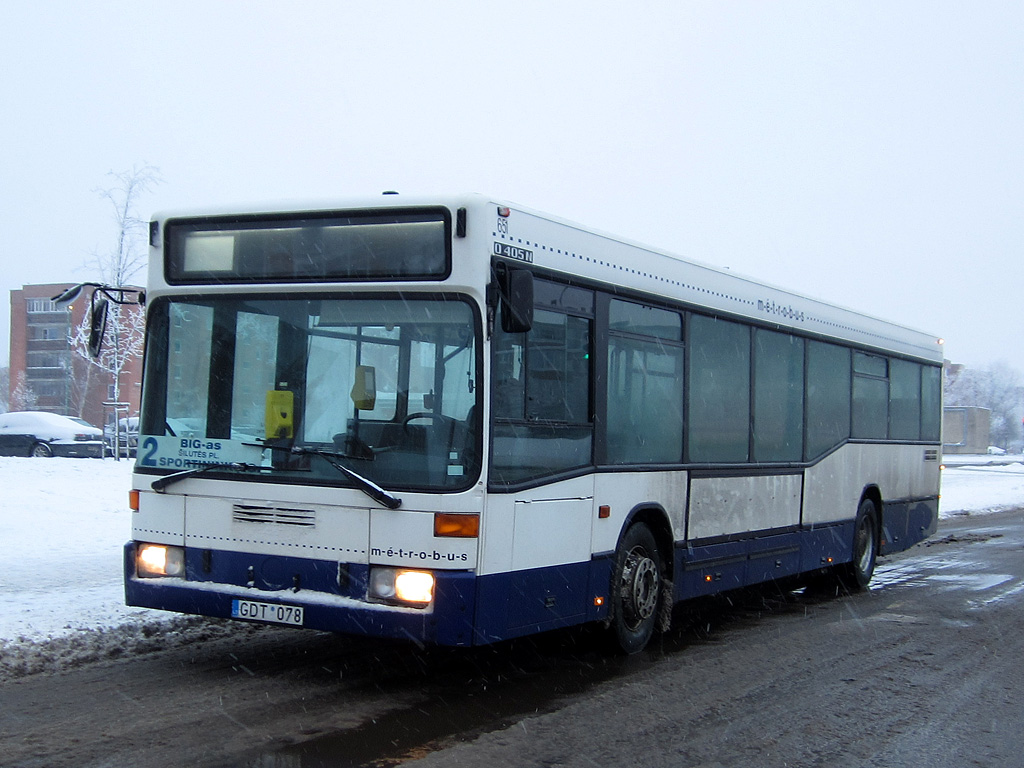 Литва, Mercedes-Benz O405N2 (France) № GDT 078