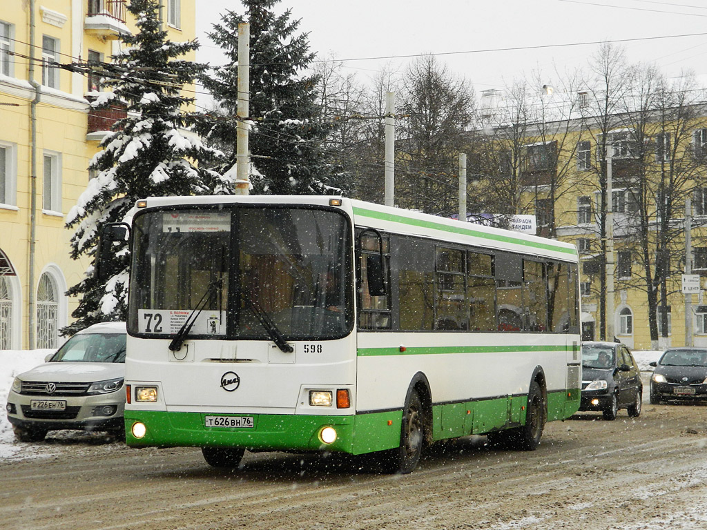 Ярославская область, ЛиАЗ-5256.53 № 598