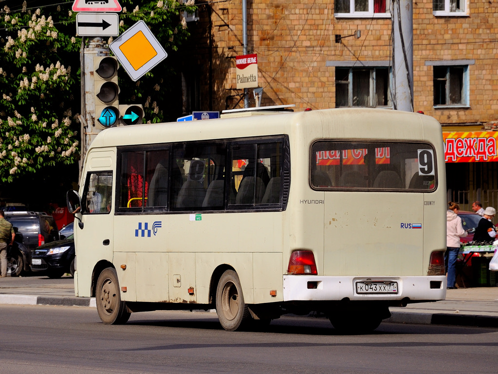 Тульская область, Hyundai County SWB C08 (РЗГА) № К 043 ХХ 71