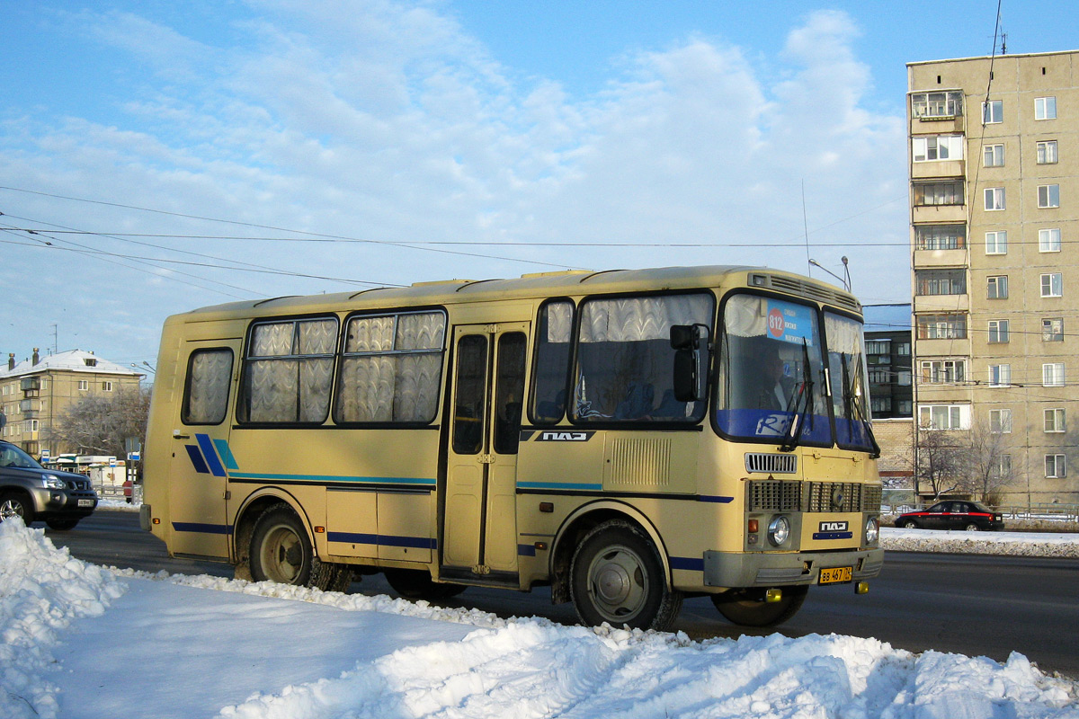 Челябинская область, ПАЗ-32053 № ВВ 467 74