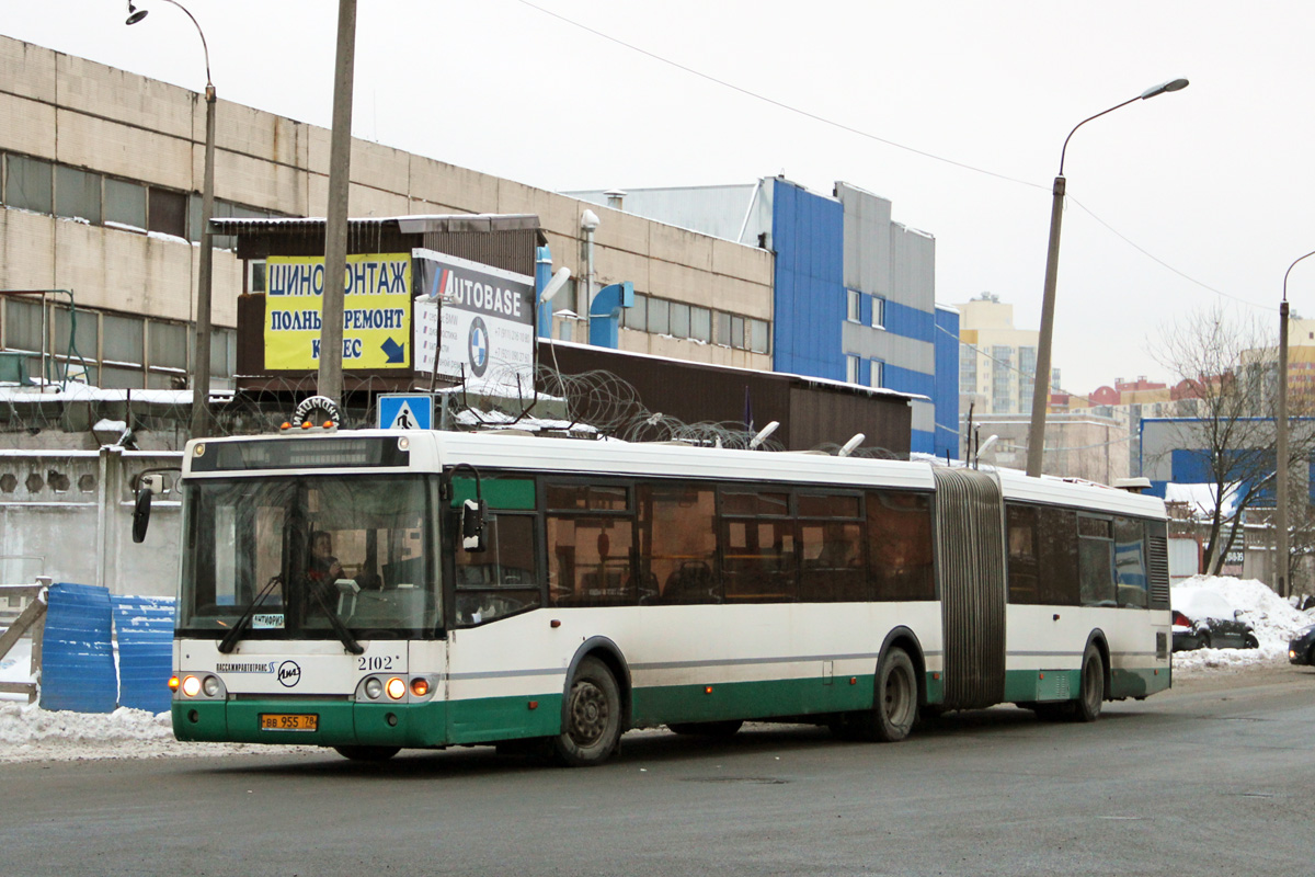 Санкт-Петербург, ЛиАЗ-6213.20 № 2102