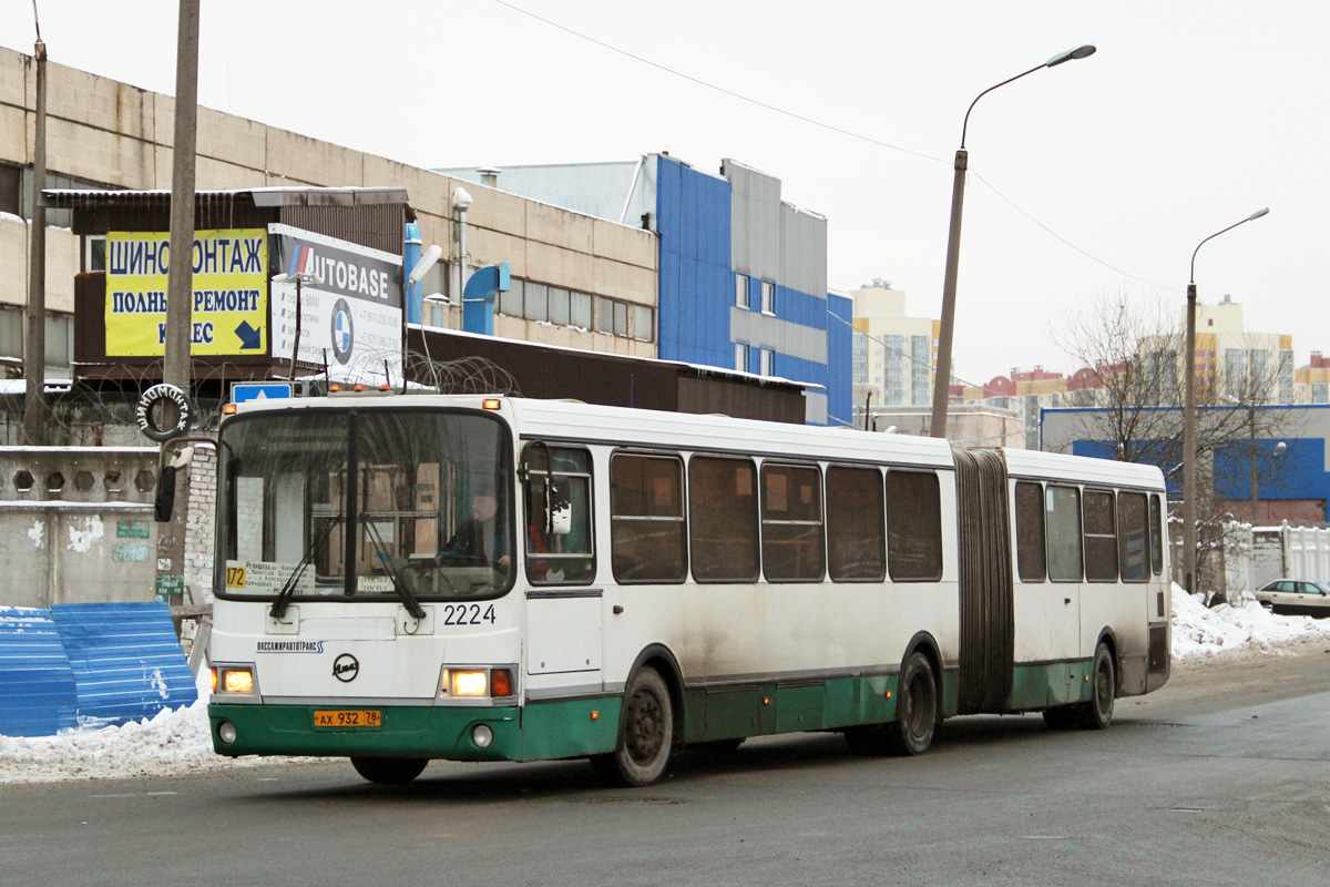 Санкт-Петербург, ЛиАЗ-6212.00 № 2224