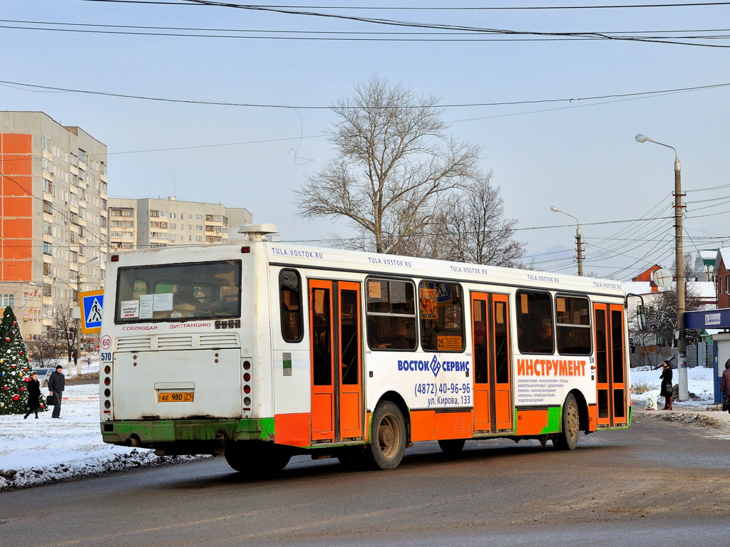 Тульская область, ЛиАЗ-5256.45 № 570