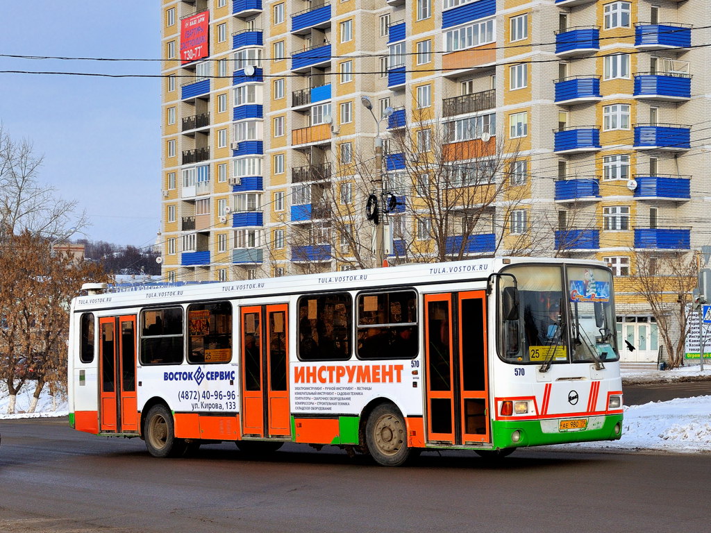 Тульская область, ЛиАЗ-5256.45 № 570