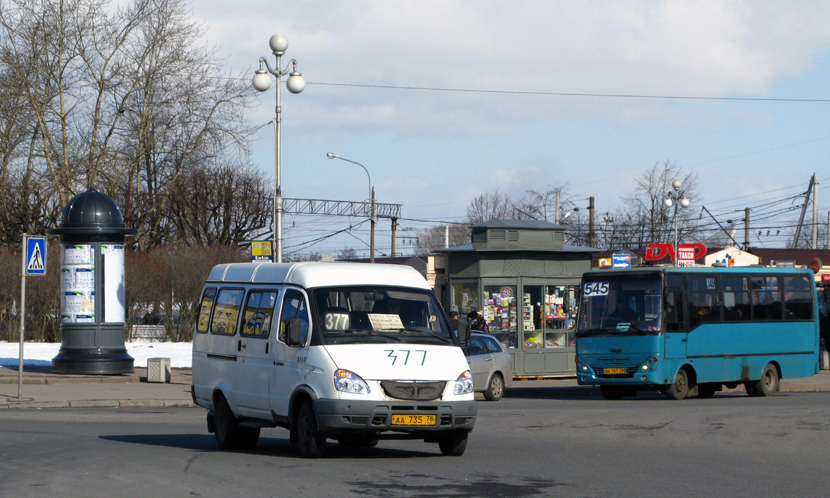 Sankt Peterburgas, GAZ-322132 (XTH, X96) Nr. 0990; Sankt Peterburgas, Otoyol M29 City Nr. 0693