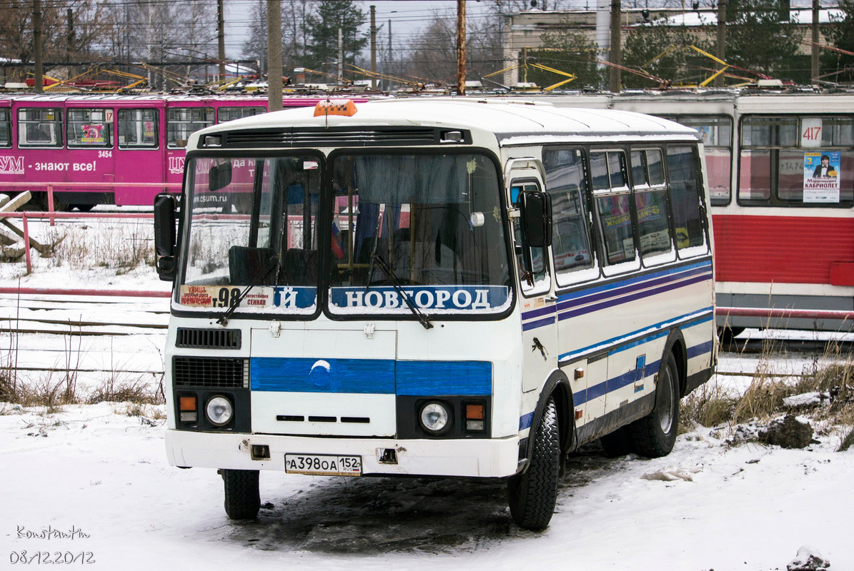 Нижегородская область, ПАЗ-32054 № А 398 ОА 152