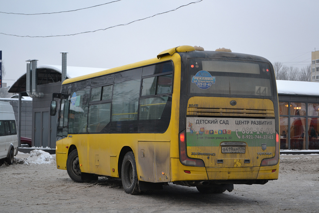 Санкт-Петербург, Yutong ZK6852HG № В 419 АР 178