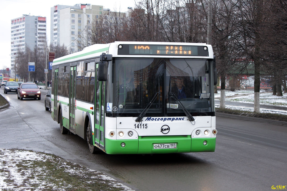 Москва, ЛиАЗ-5292.21 № 14115