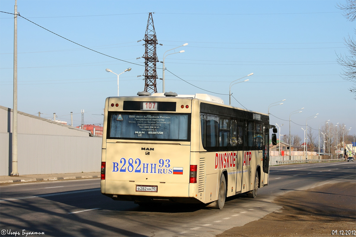 Краснодарский край, MAN A72 Lion's Classic SÜ313 № В 282 НН 93