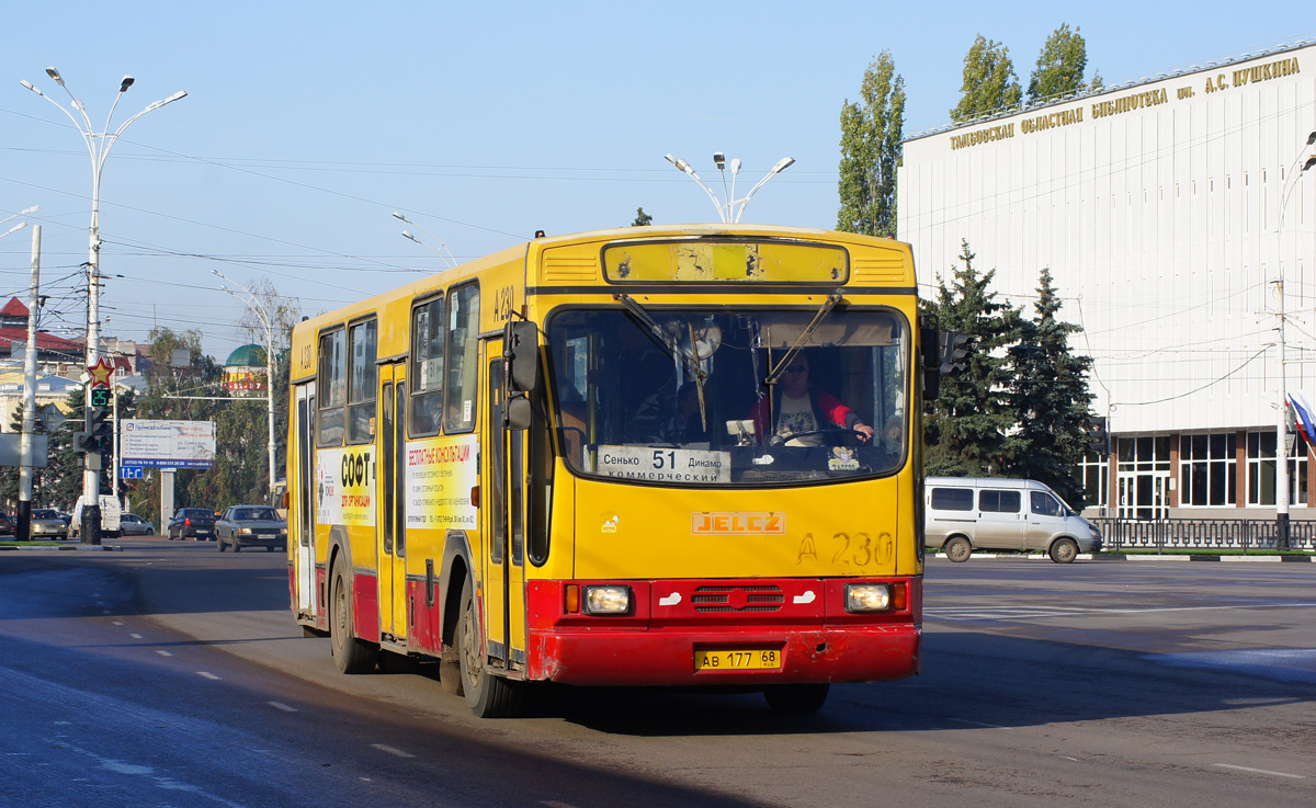 Тамбовская область, Jelcz M11 № АВ 177 68