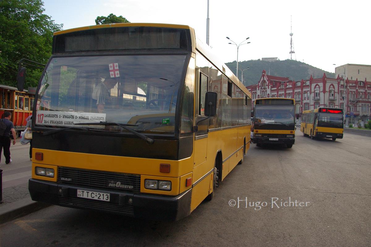 Грузия, Den Oudsten B88 № TTC-213; Грузия, Den Oudsten B88 № TTC-145; Грузия — Конечные остановки, вокзалы и станции