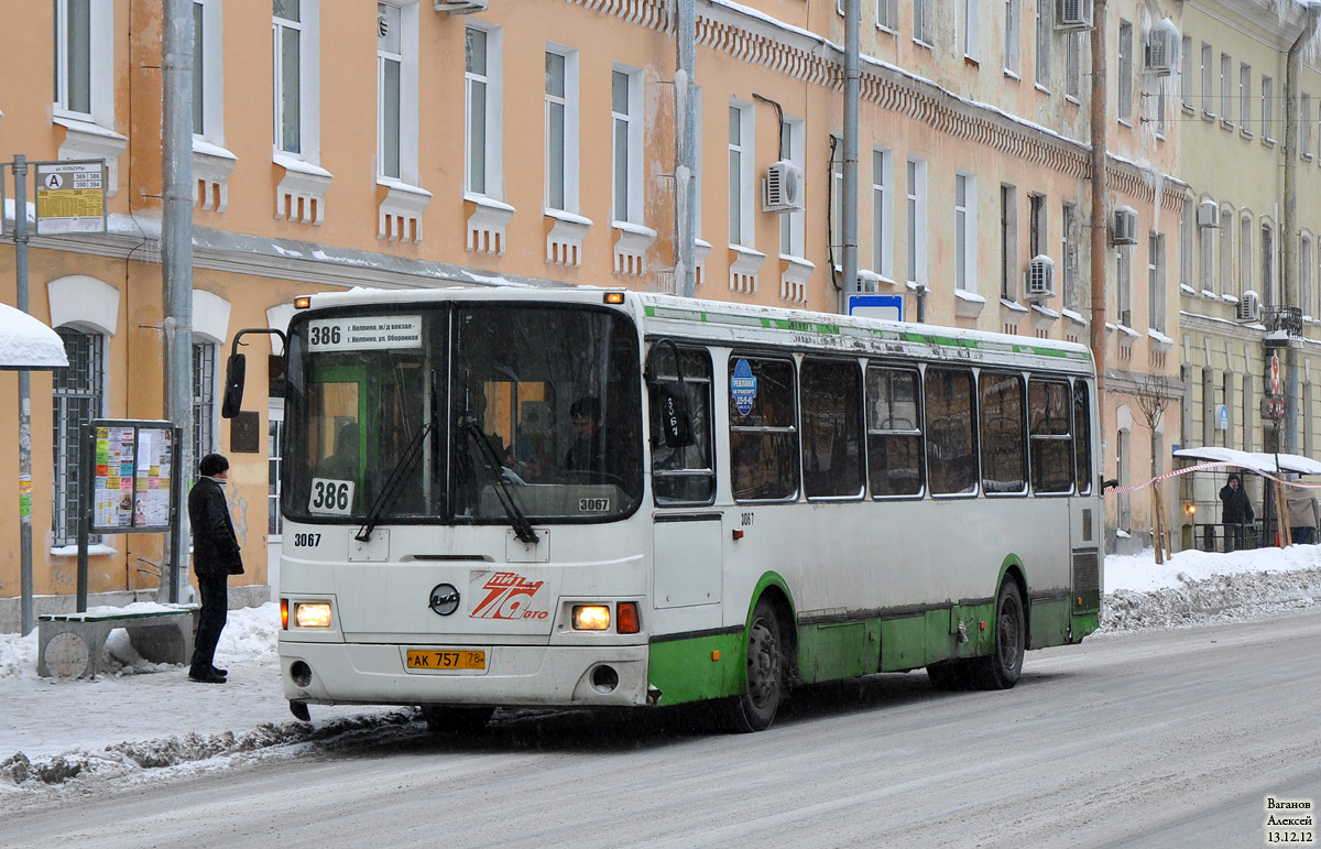 Санкт-Петербург, ЛиАЗ-5256.25 № 3067