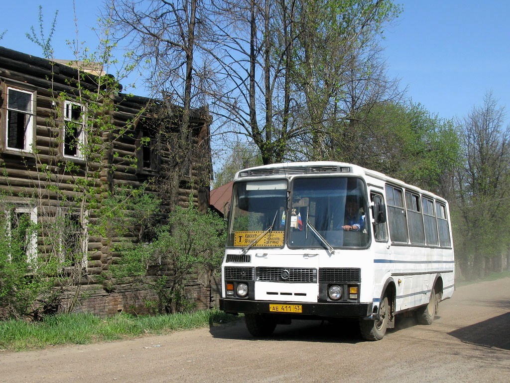 Кировская область, ПАЗ-3205 (00) № АЕ 411 43