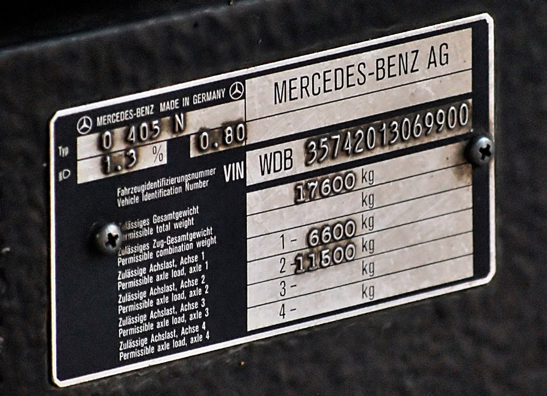 Пермский край, Mercedes-Benz O405N № АР 953 59