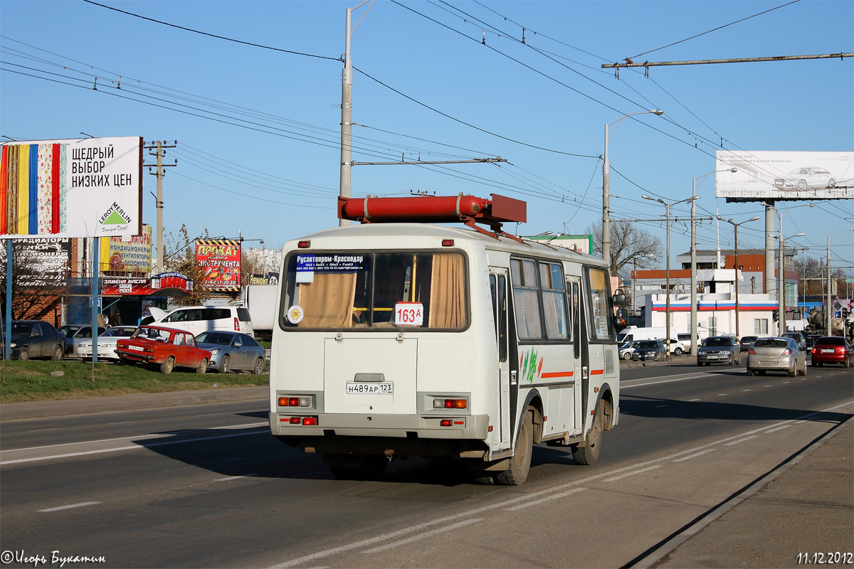 Краснодарский край, ПАЗ-32054 № Н 489 АР 123