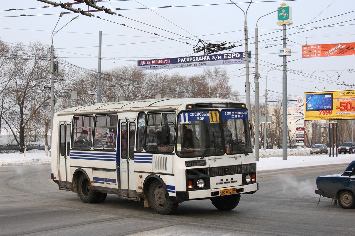 Томская область, ПАЗ-3205-110 № АС 610 70