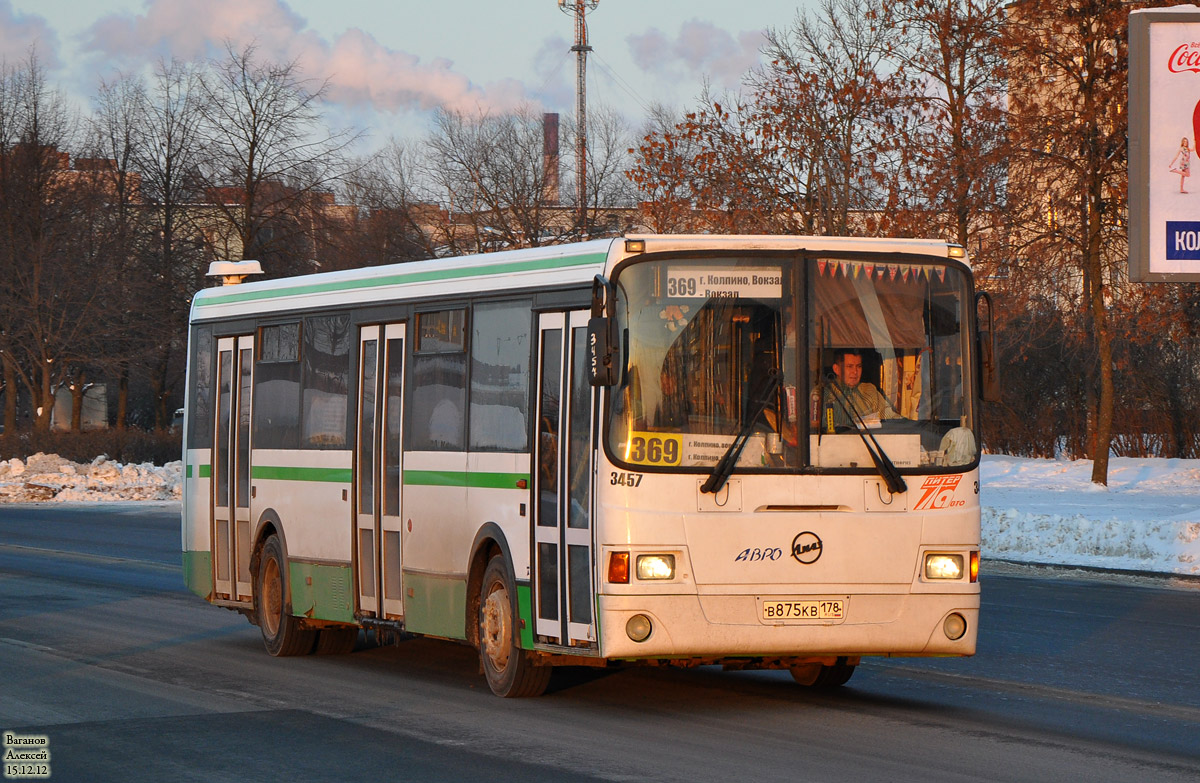 Санкт-Петербург, ЛиАЗ-5293.53 № 3457