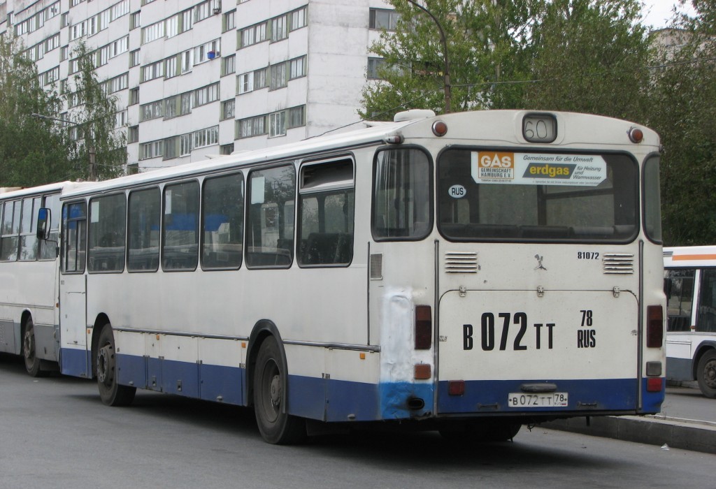 Санкт-Пецярбург, Mercedes-Benz O307 № В 072 ТТ 78