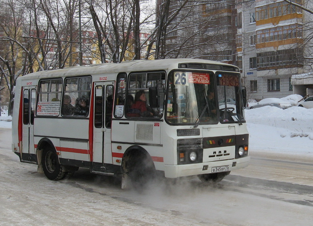 Oblast Tomsk, PAZ-32051-110 Nr. В 345 ВР 70