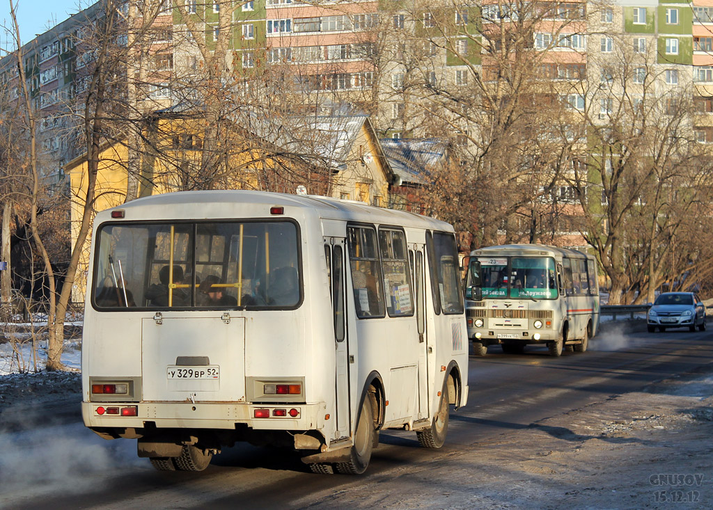 Нижегородская область, ПАЗ-32054 № У 329 ВР 52