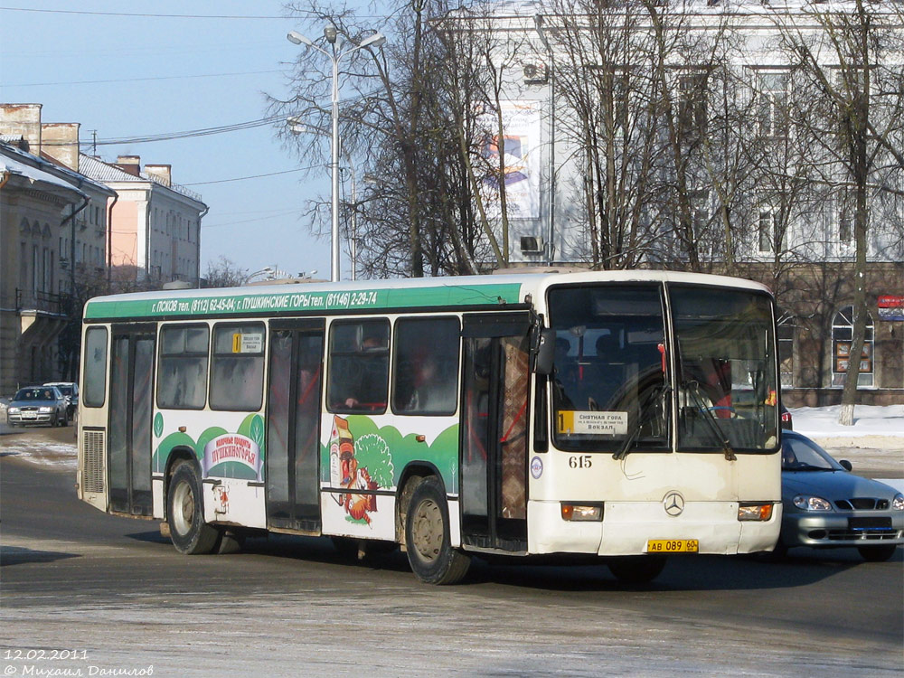 Псковская область, Mercedes-Benz O345 № 615