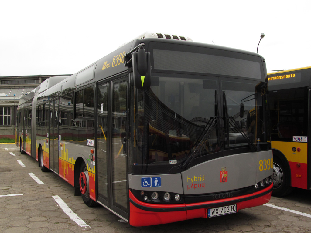 Польша, Solaris Urbino III 18 hybrid № 8398; Польша — Дни общественного транспорта в Варшаве — 2012