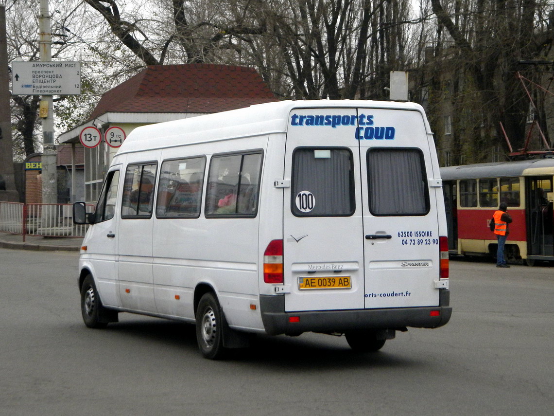 Днепропетровская область, Mercedes-Benz Sprinter W906 313CDI № AE 0039 AB