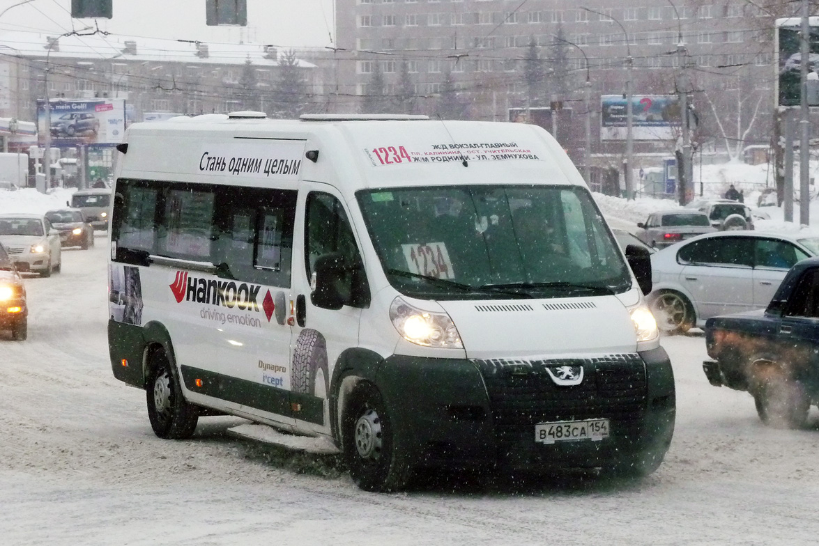 Новосибирская область, Нижегородец-2227SK (Peugeot Boxer) № В 483 СА 154