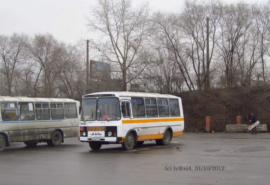 Краснаярскі край, ПАЗ-3205 (00) № Х 260 ЕТ 124