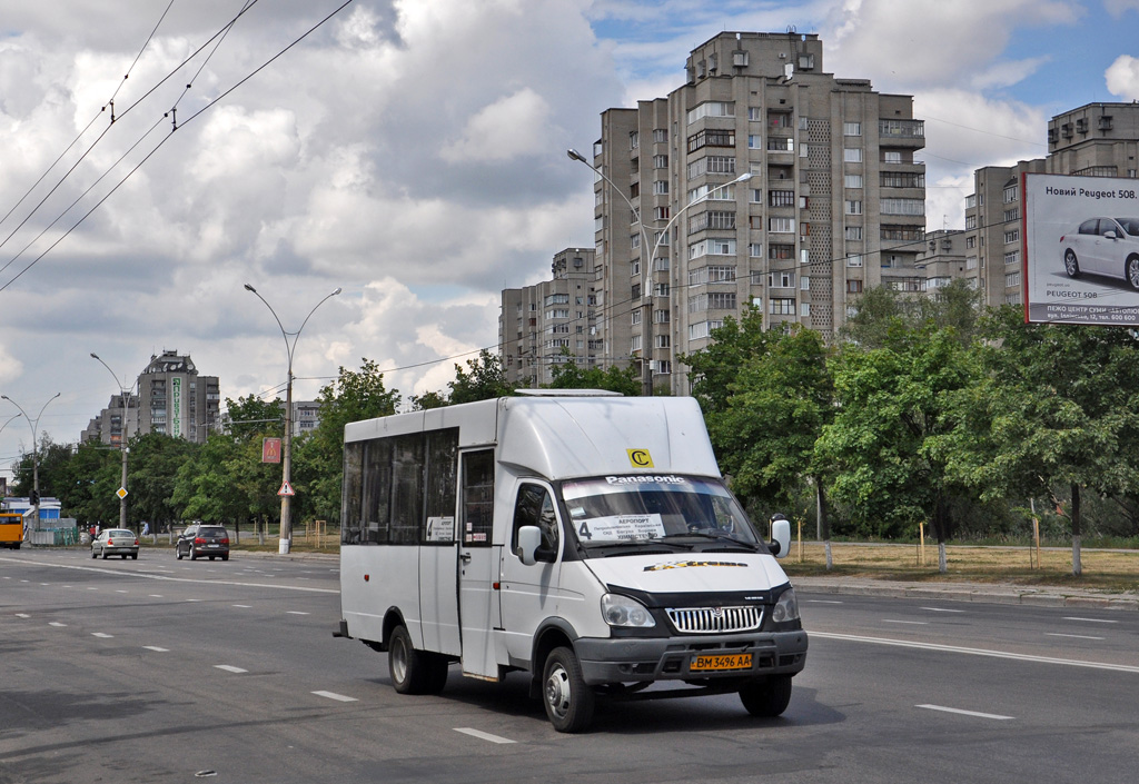 Сумская область, Рута СПВ А048.2 № BM 3496 AA