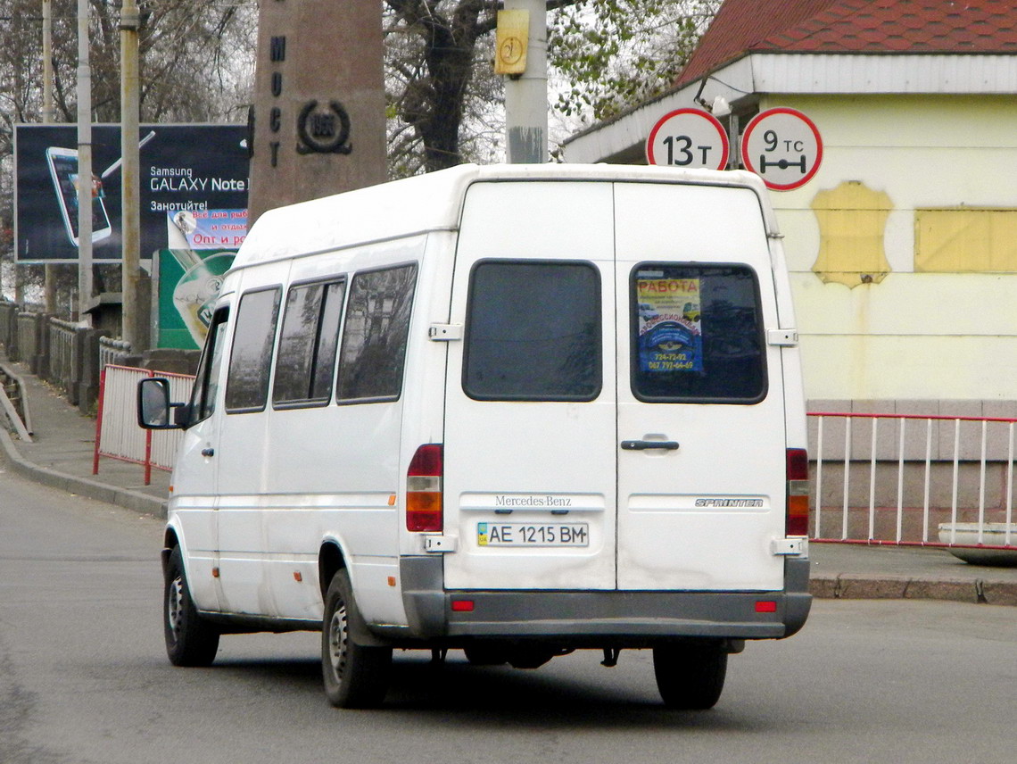 Dnepropetrovsk region, Mercedes-Benz Sprinter W903 308D Nr. AE 1215 BM