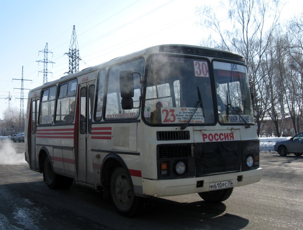 Томская область, ПАЗ-32051-110 № М 610 РС 70