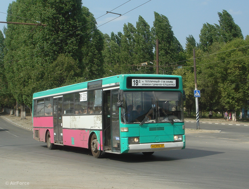 Saratov region, Mercedes-Benz O405 č. АМ 994 64 — Foto — Autobusová doprava