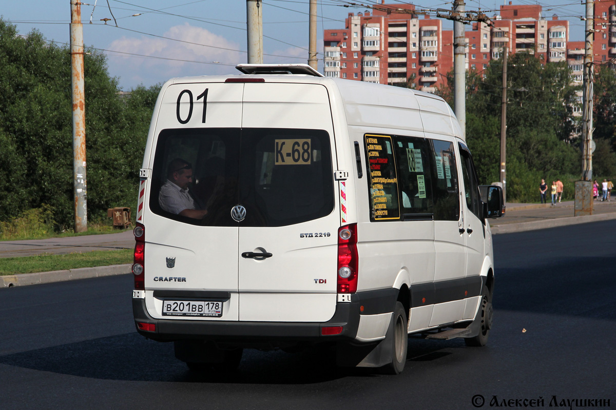 Санкт-Петербург, БТД-2219 (Volkswagen Crafter) № В 201 ВВ 178