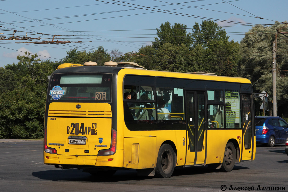 Санкт-Петербург, Yutong ZK6852HG № В 204 АР 178