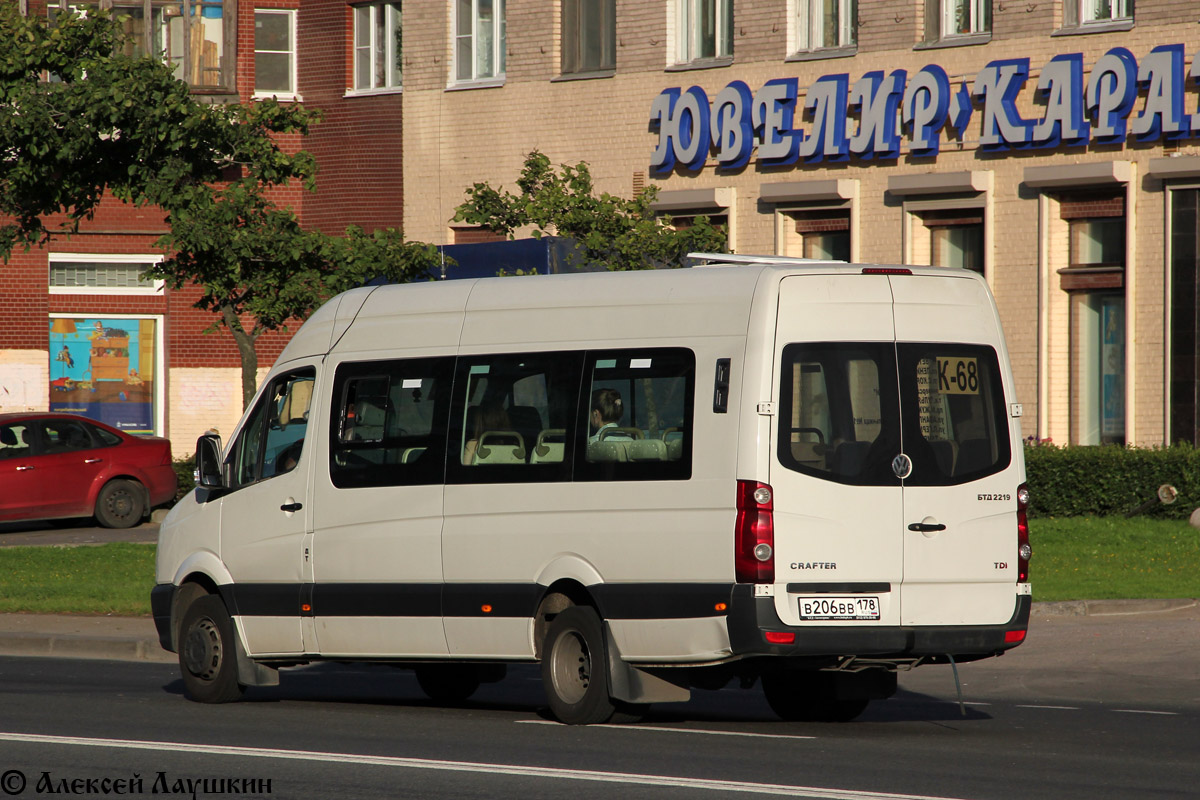 Санкт-Петербург, БТД-2219 (Volkswagen Crafter) № В 206 ВВ 178