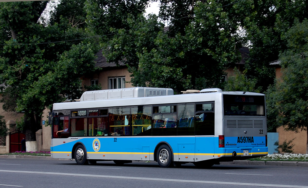 Алматы, Yutong ZK6120HGM № 22